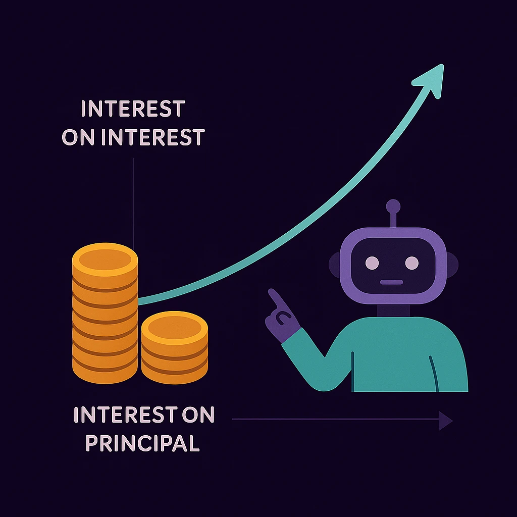 Investments compound interest hero